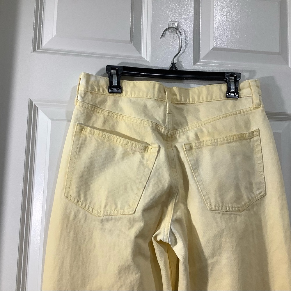 Universal thread baggy  leg 90’s mid rise yellow size 6 R. NWT. - Picture 5 of 14